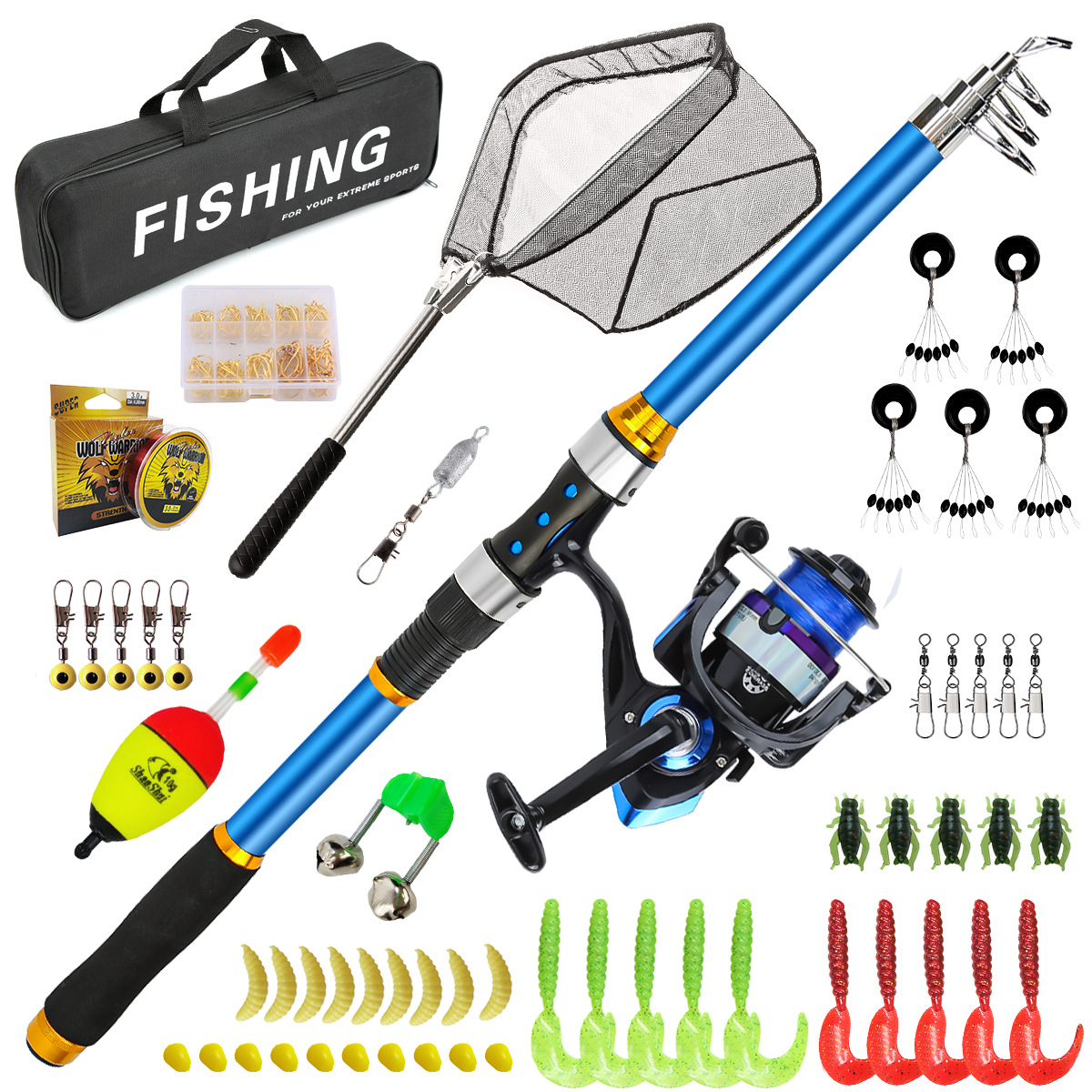 2,1–3,6 m Teleskop-Angelruten- – Fishing Boat Oar Bewertung und Preis
